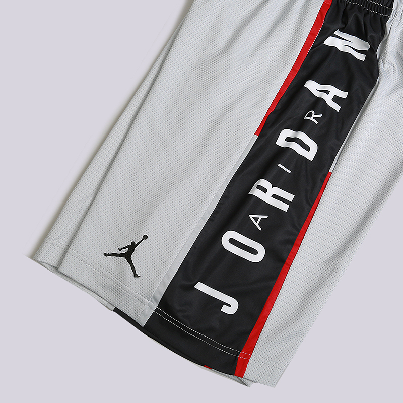 мужские серые шорты Jordan Rise Basketball Shorts 888376-012 - цена, описание, фото 2